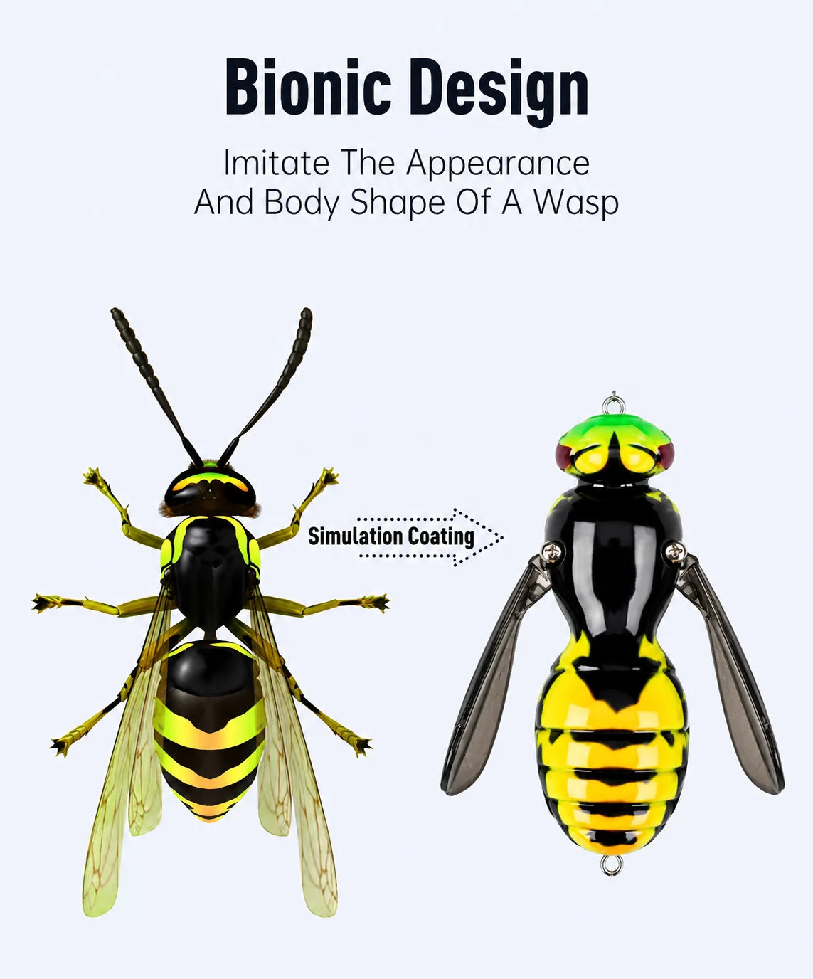 StrikeBug – Bionic Wasp Topwater Fishing Lure
