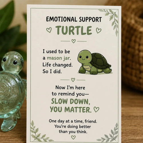 GentleHeart – Emotional Support Glass Keepsake