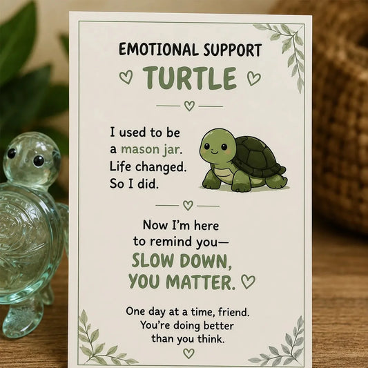GentleHeart – Emotional Support Glass Keepsake