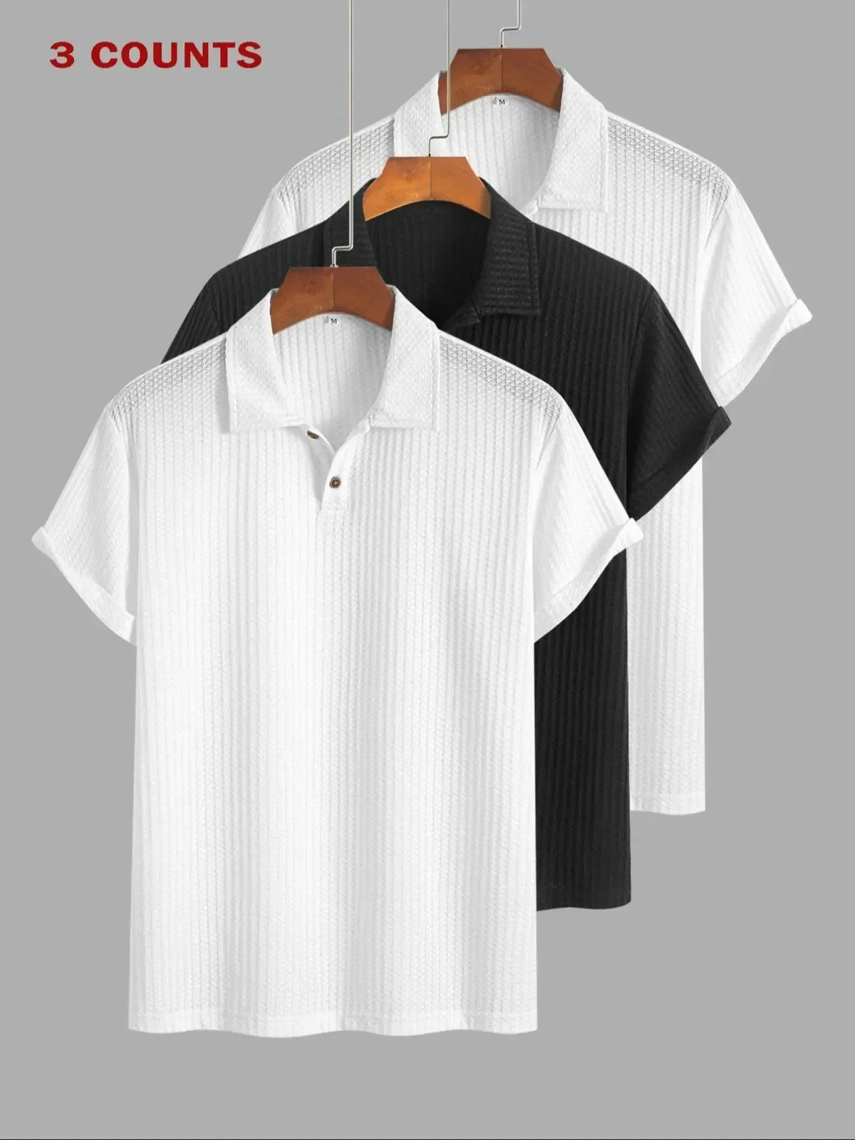 PoloMuse – Men’s 3-Pack Everyday Polo Shirts