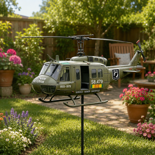 🏆Last Day Promo: 49% OFF 🎖️-Vietnam Veteran UH-1 Helicopter Wind Spinner- ✈️Buy 2 Free Shipping Today!