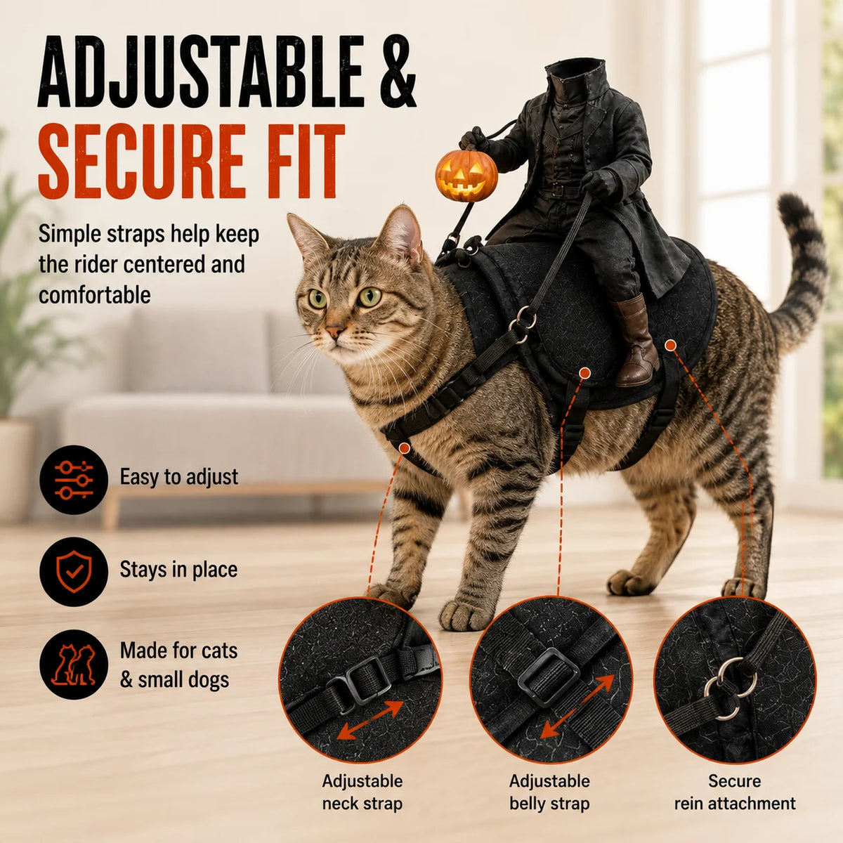 SpookRider – Headless Horseman Pet Halloween Costume