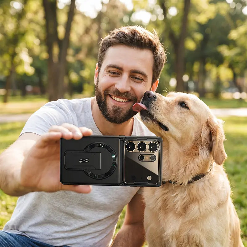 MagVault – Premium Magnetic Stand Phone Case