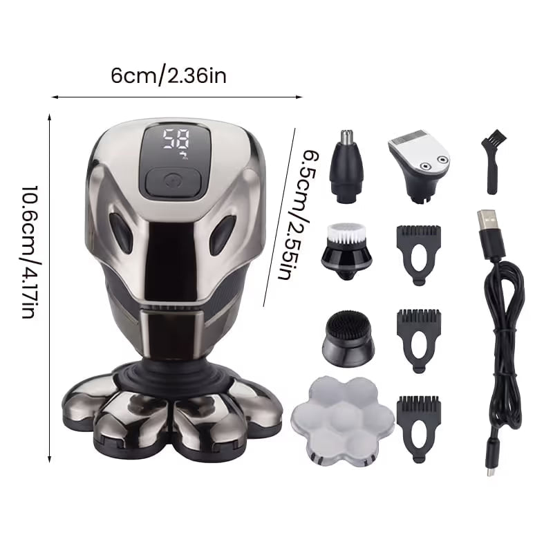SmoothGlide – Compact Multi-Head Electric Razor