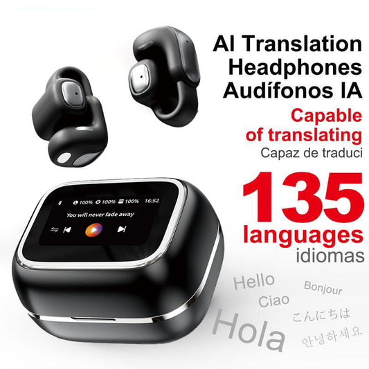 XF28 Clip-on Open Ear Translation Wireless Earbuds