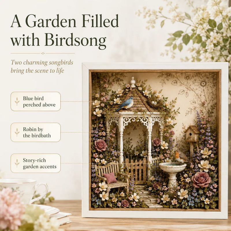 CottageCharm – DIY Layered Garden Shadow Box