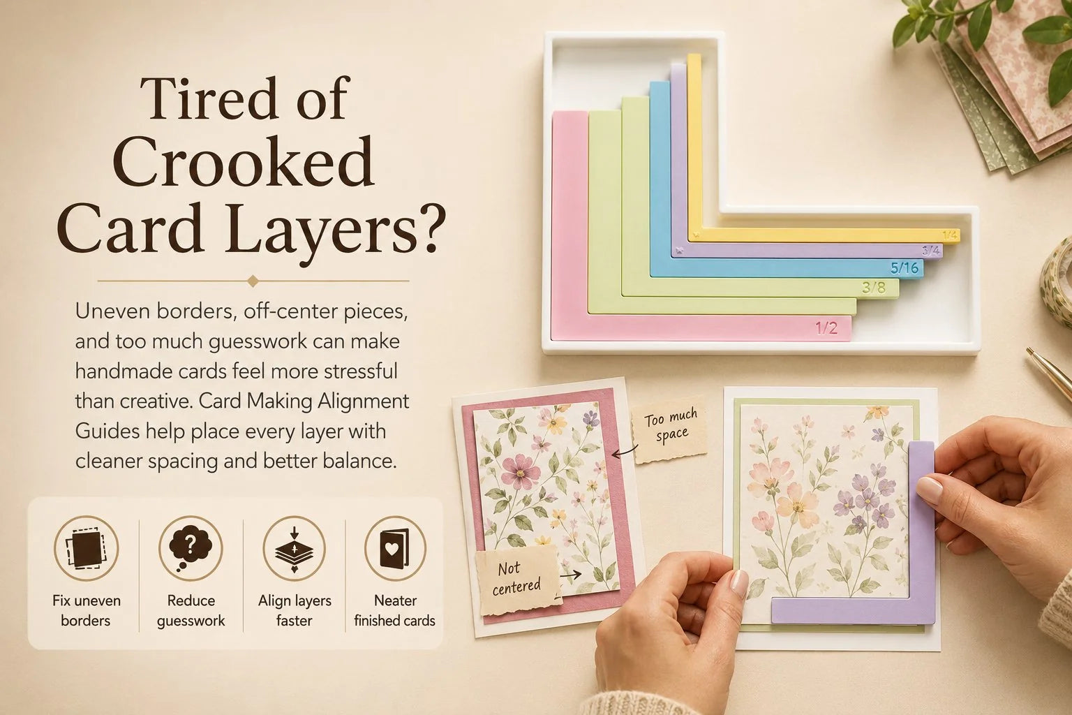 CraftAlign – Precision Card Guide Set