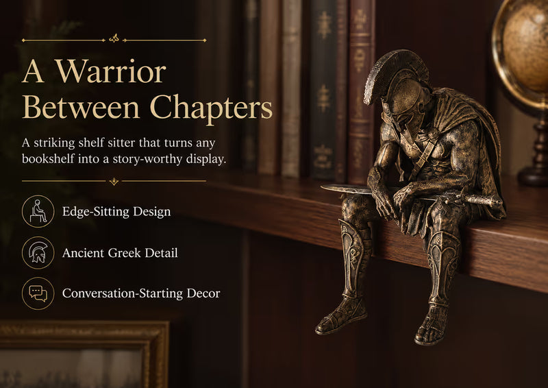 AthenorGuard – Ancient Greek Warrior Shelf Sitter