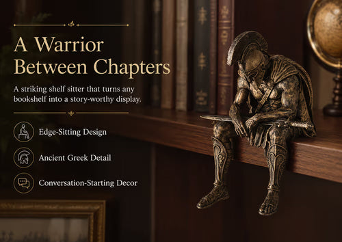 AthenorGuard – Ancient Greek Warrior Shelf Sitter
