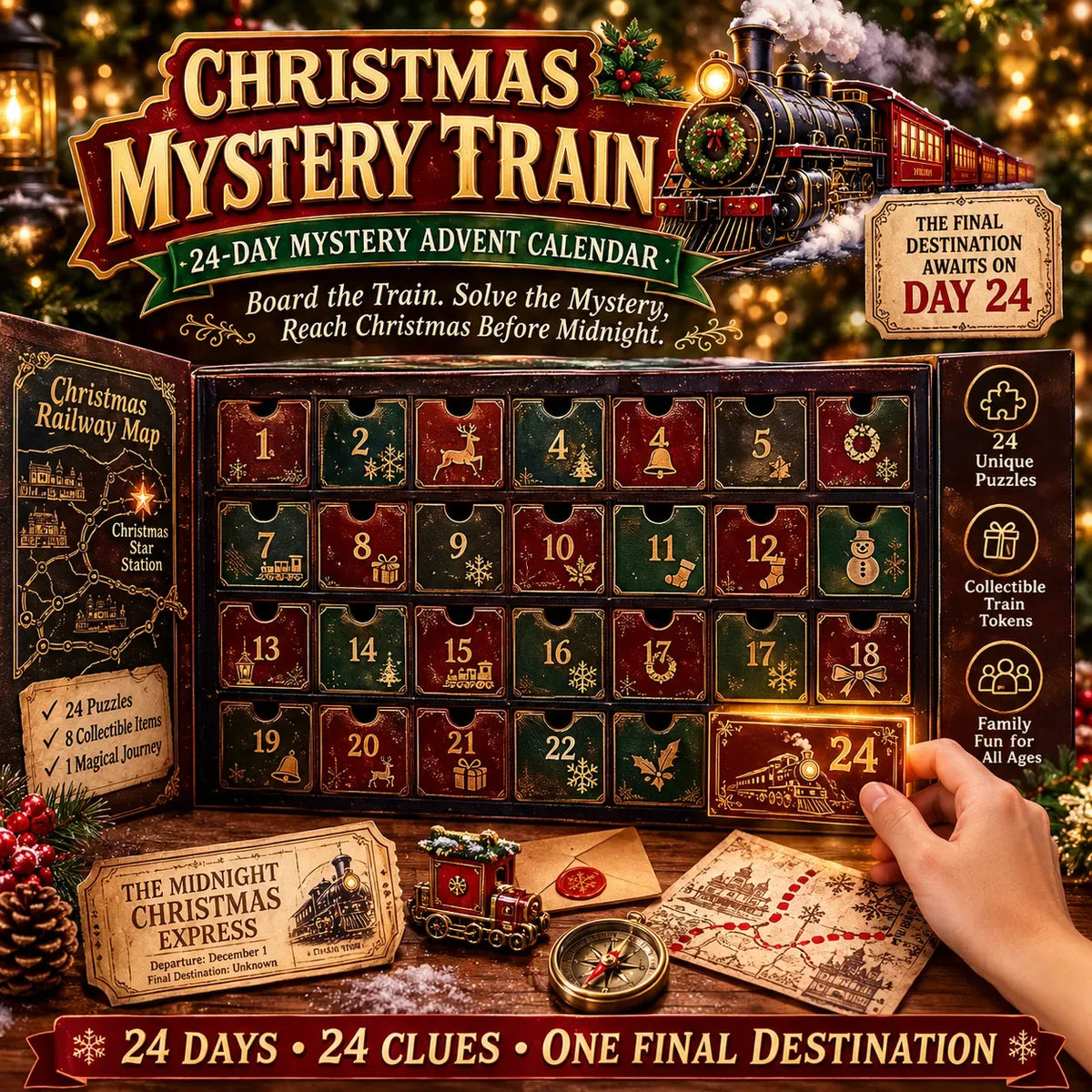 SecretQuest – Interactive Mystery Advent Calendar