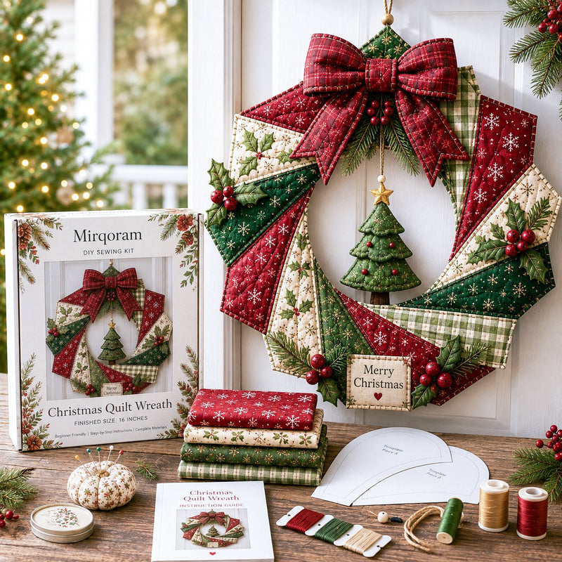ChristmasCraft – Festive Fabric Wreath Making Kit