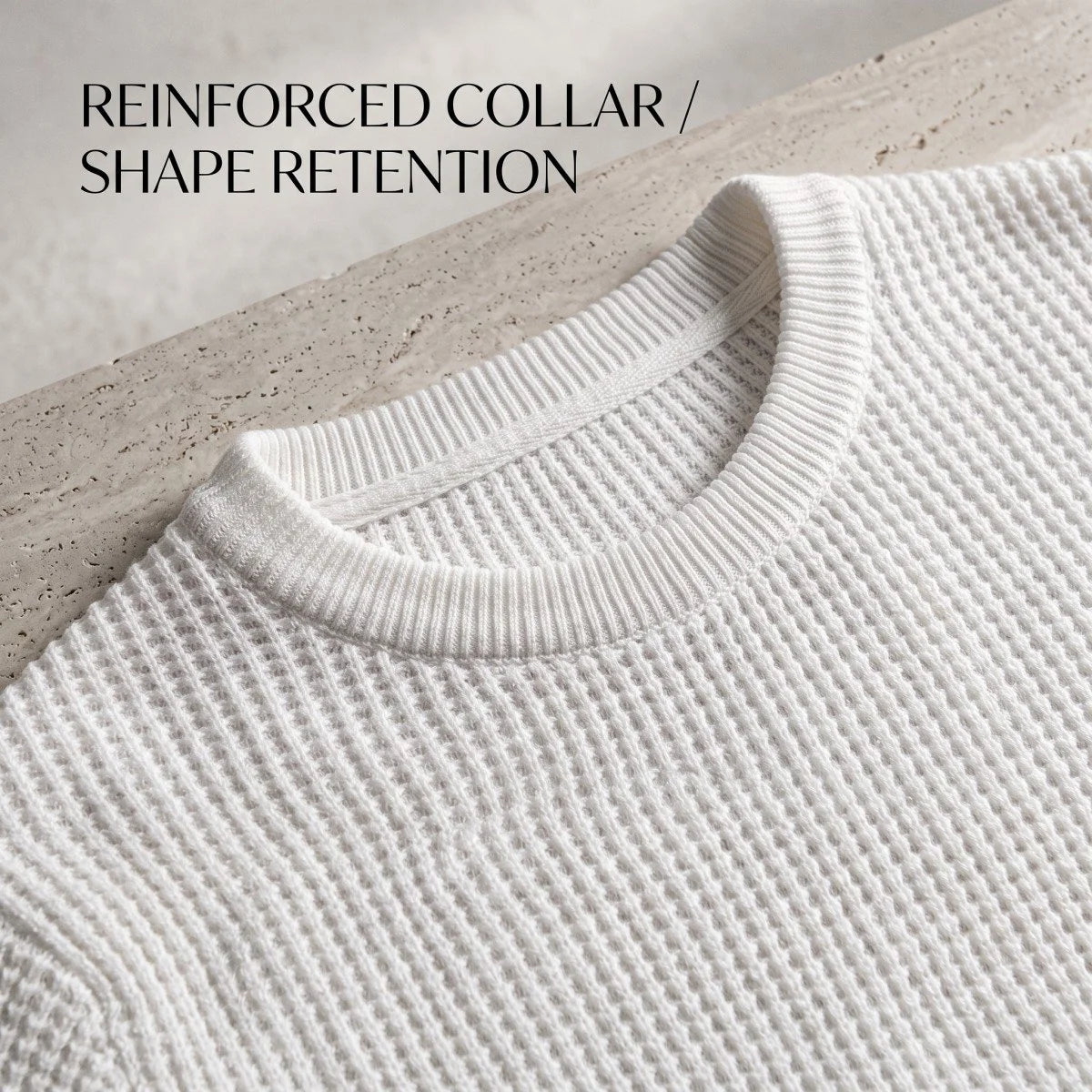 WinterWeave – Oversized Waffle-Knit Pullover