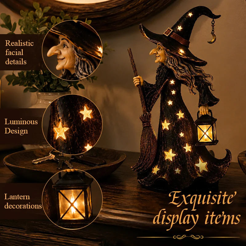 Starwhim – Starlight Witch LED Night Light Figurine