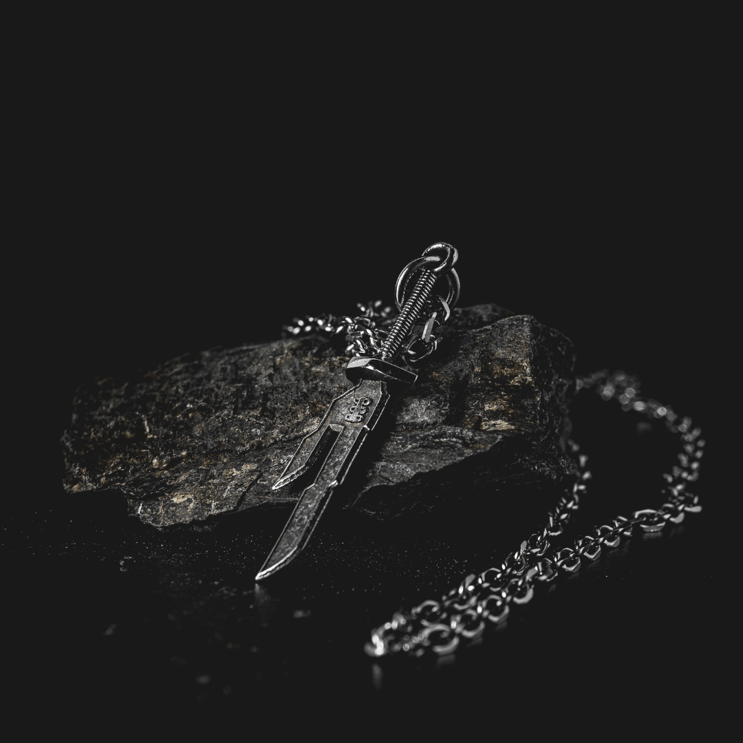 JJK - Inverted Spear of Heaven Necklace (Toji) - craftedbykaiyo