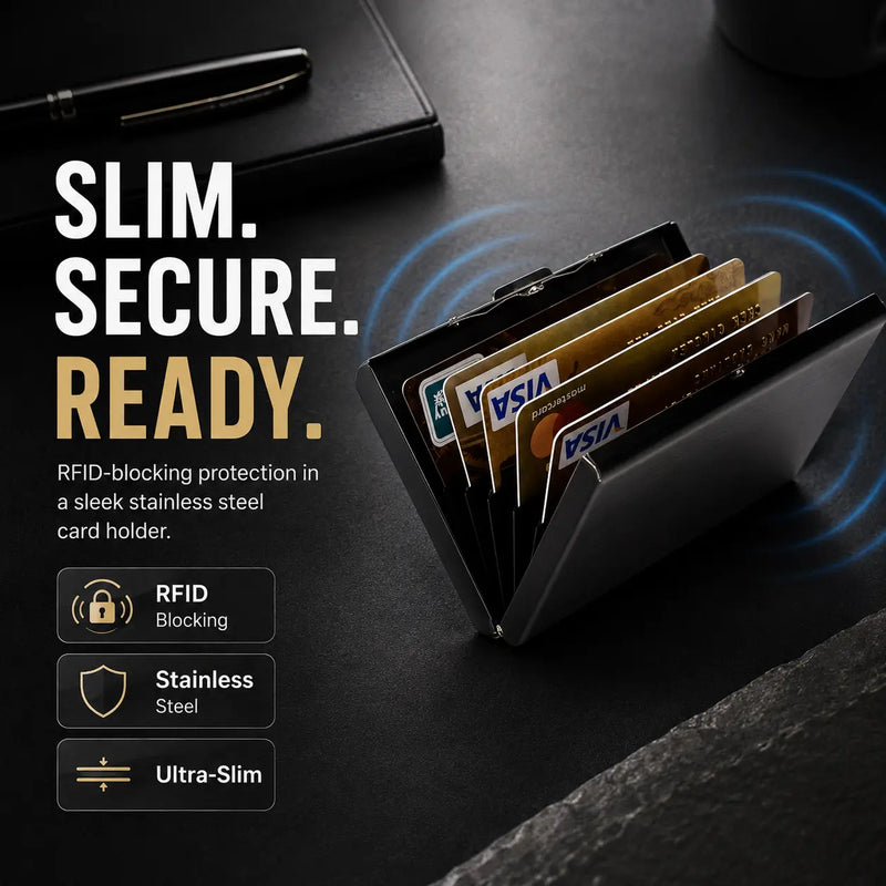 Steelaire – Ultra-Slim RFID Blocking Card Holder