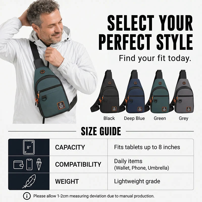 SlingGuard – Waterproof Travel Crossbody Bag