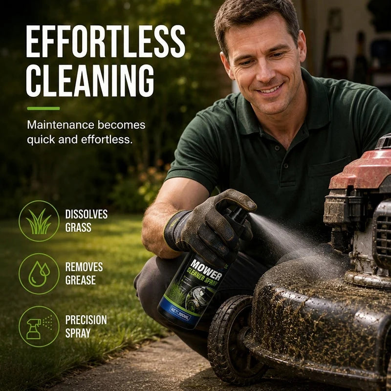 MowerMax – Heavy-Duty Lawn Mower Cleaner & Degreaser