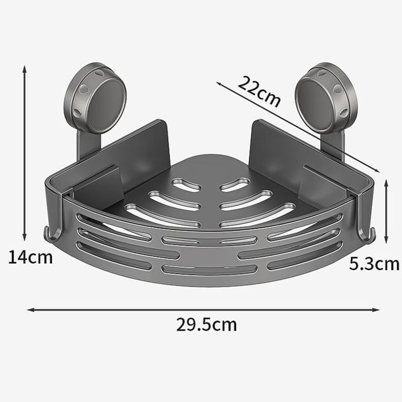 BathHaven – Triangle Suction Organizer