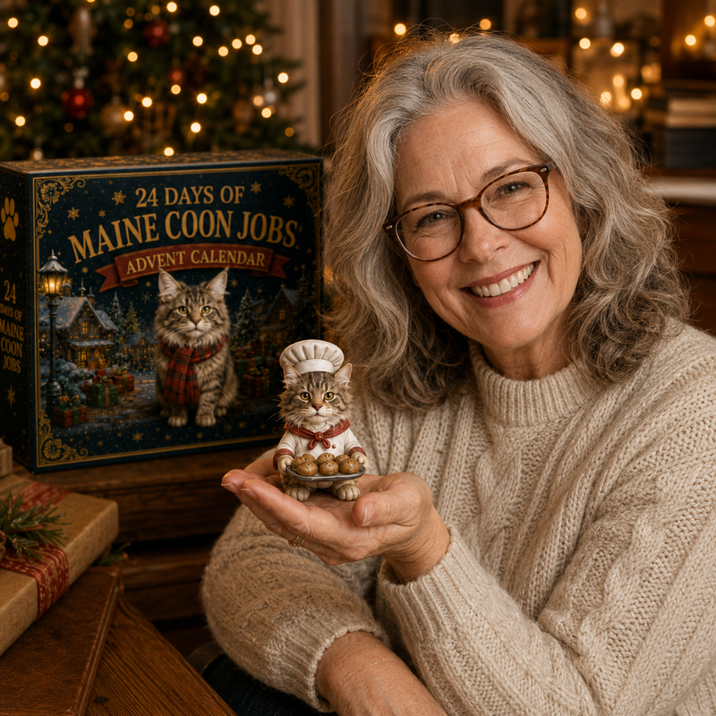 PurrCrest – 24-Day Maine Coon Jobs Advent Calendar 2026