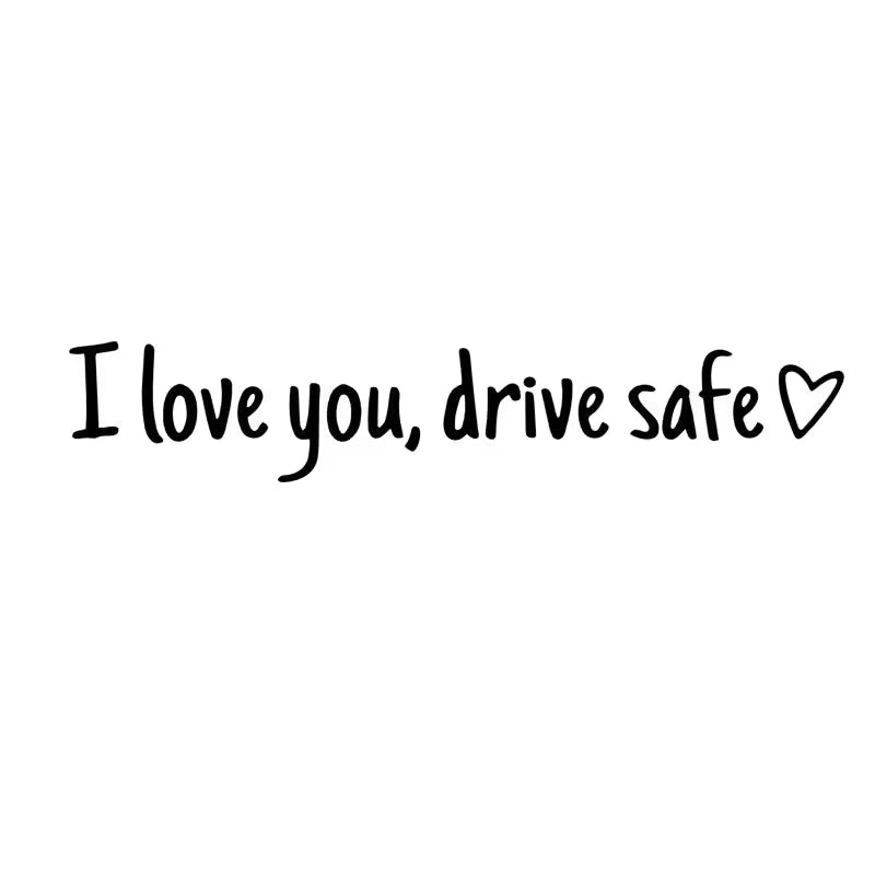 HeartSignal – I Love You Drive Safely Sticker Set