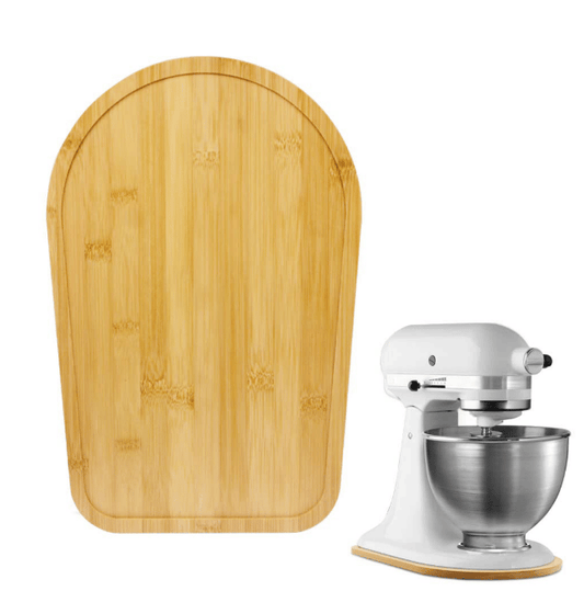 SlideEase – Food-Grade Bamboo Mixer Moving Tray