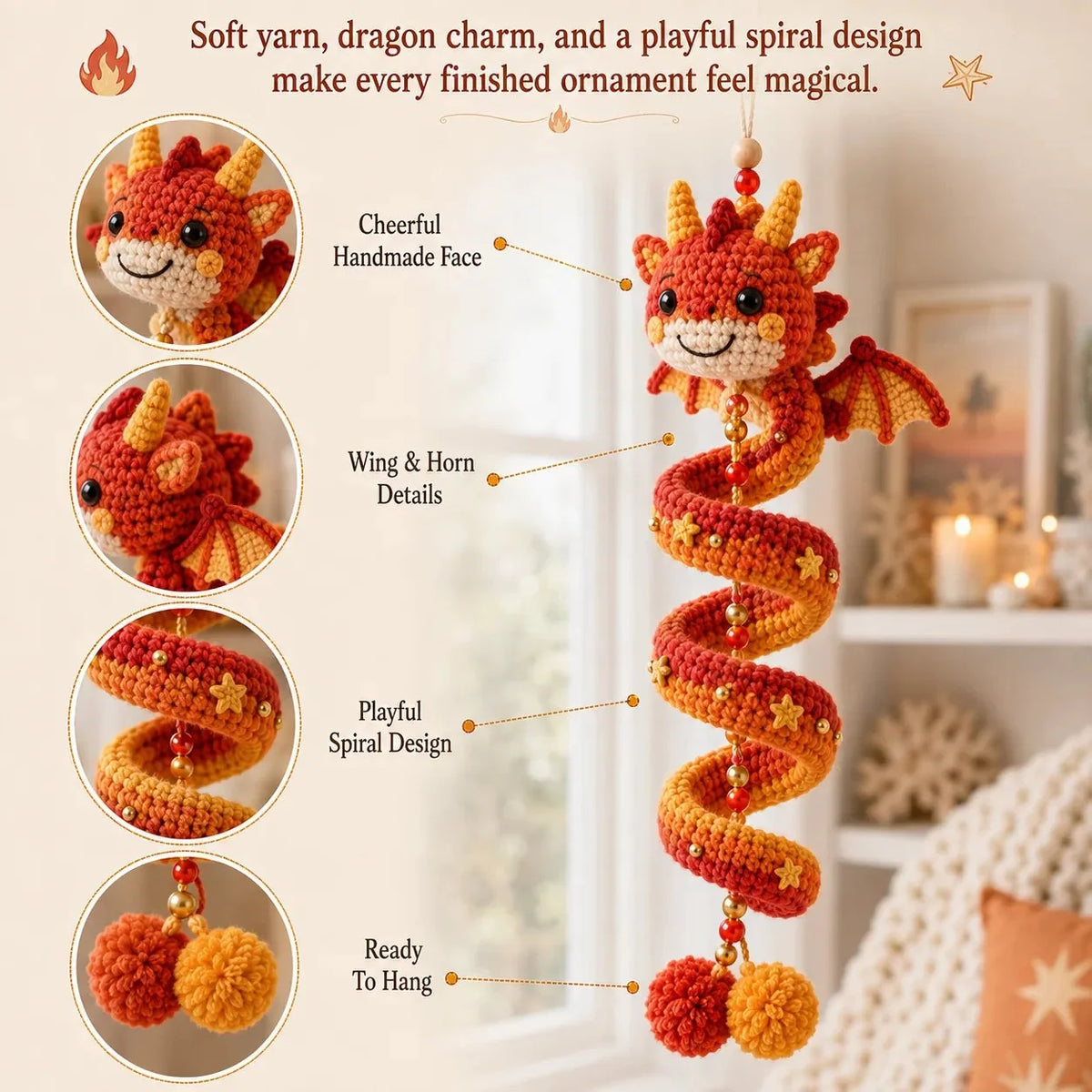 DragonWhimsy – Fantasy Crochet Craft Kit