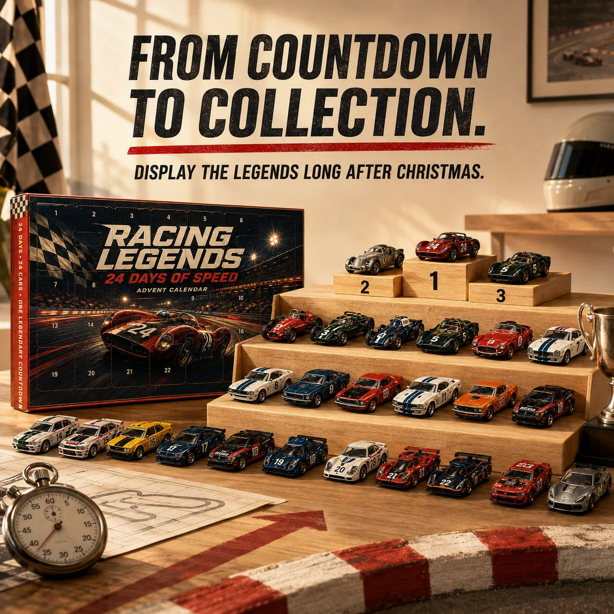 RaceVault – 24-Day Racing Legends Advent Calendar