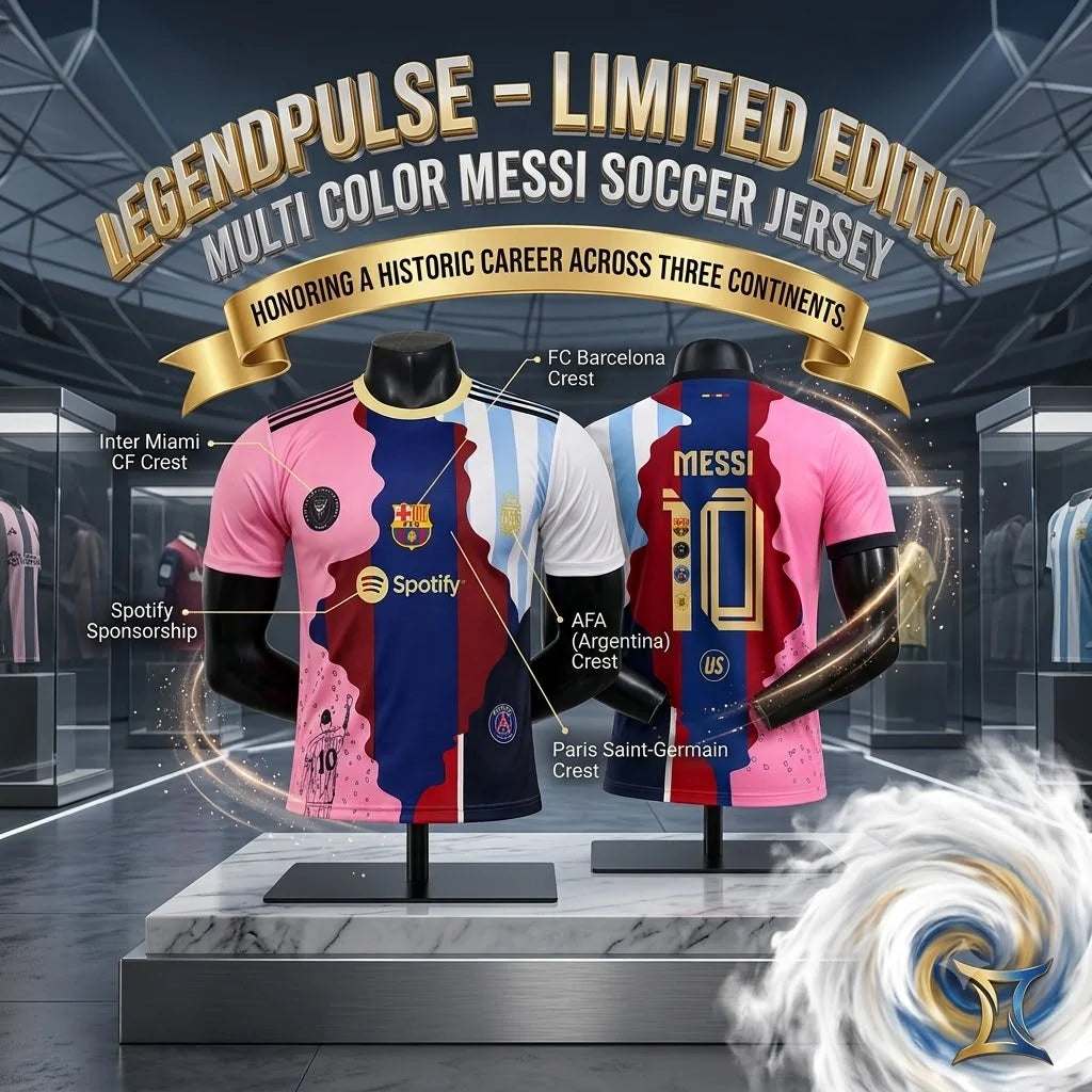 LegendPulse – Limited Edition Multi Color Messi Soccer Jersey