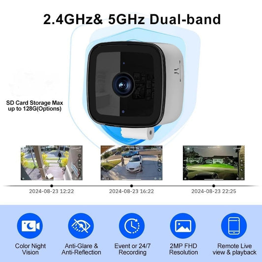 Smart 2K Window Security Camera-usb