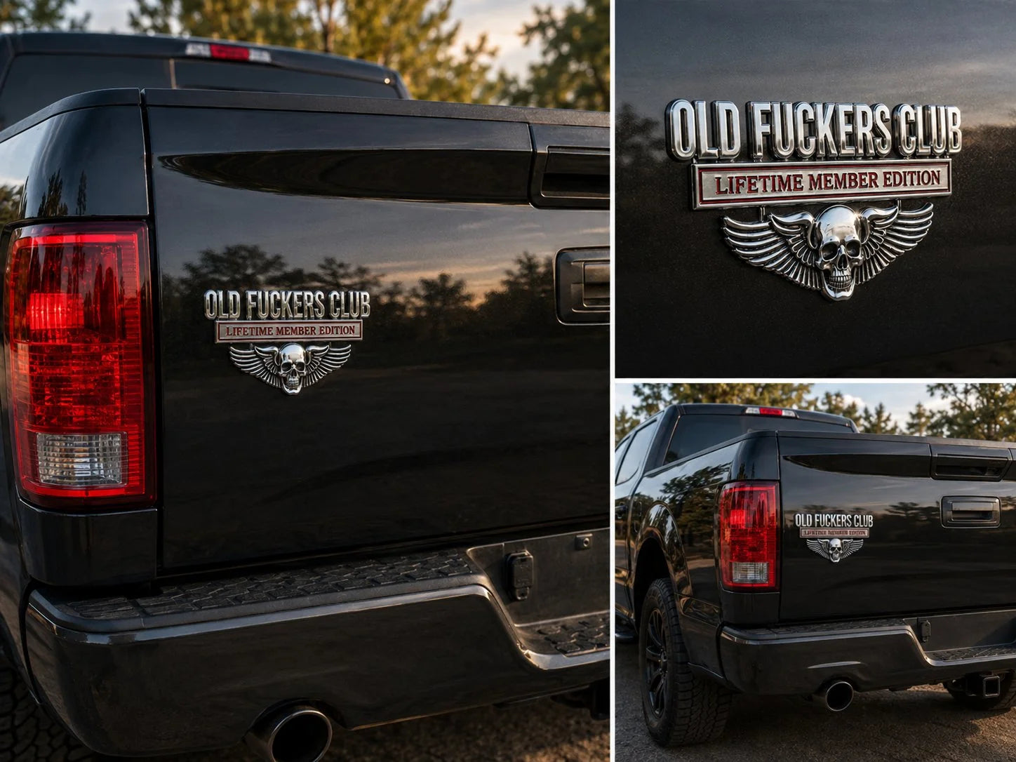 RoadLegend – Lifetime Member Metal Car Emblem