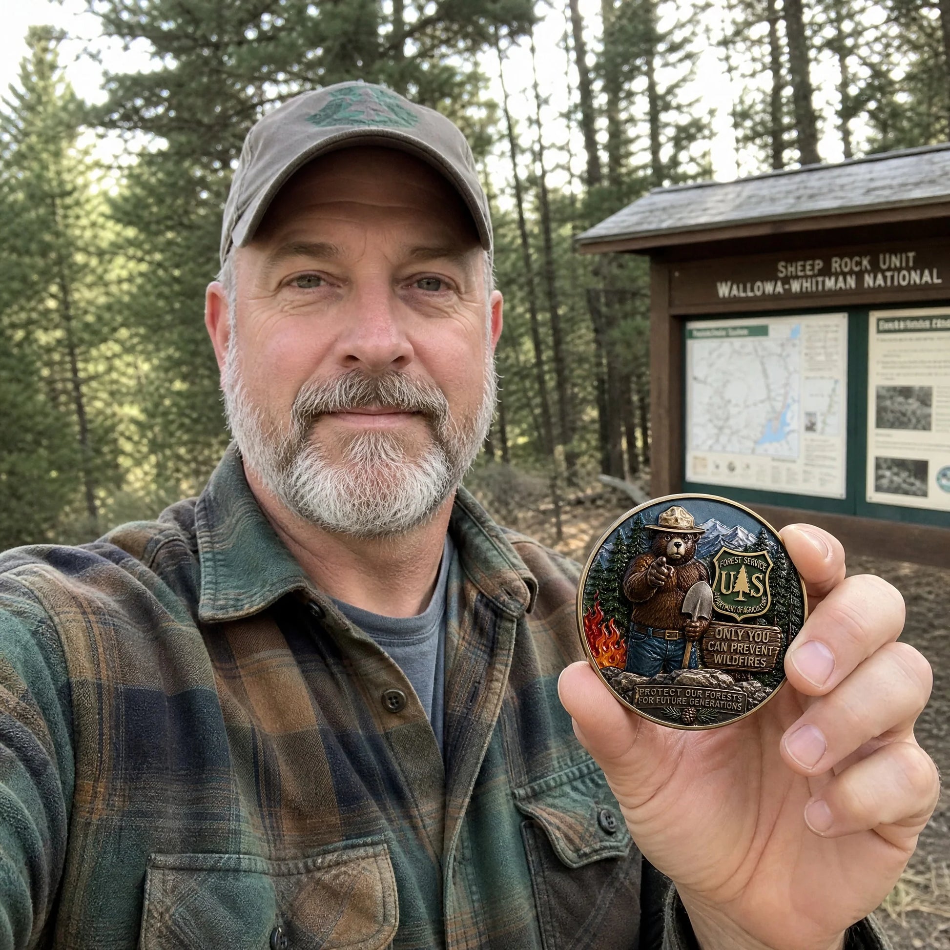 HonorMint – USFS Wildfire Prevention Challenge Coin