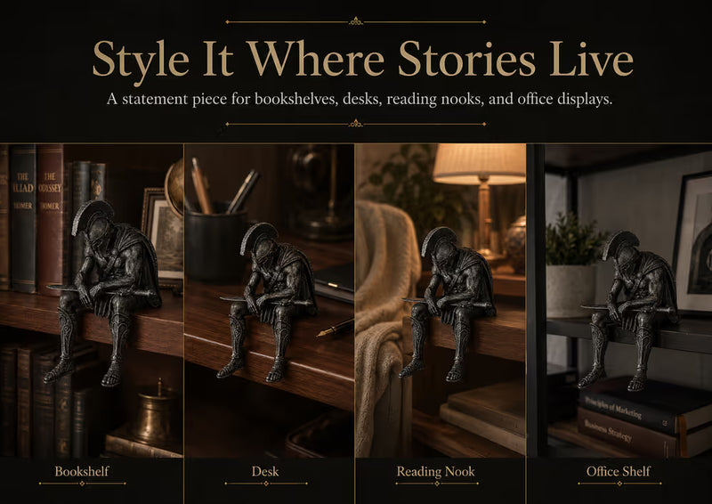 AthenorGuard – Ancient Greek Warrior Shelf Sitter