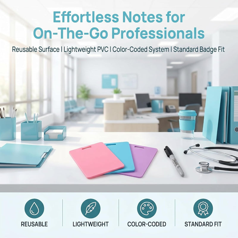 NoteVanta – Erasable Dual-Side Badge Note