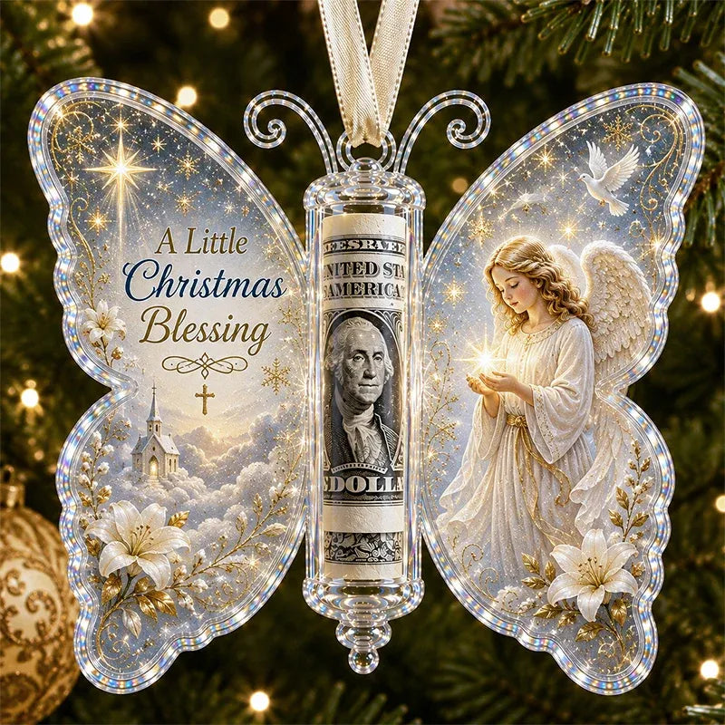 JoyButterfly – Christmas Cash Gift Butterfly Ornament