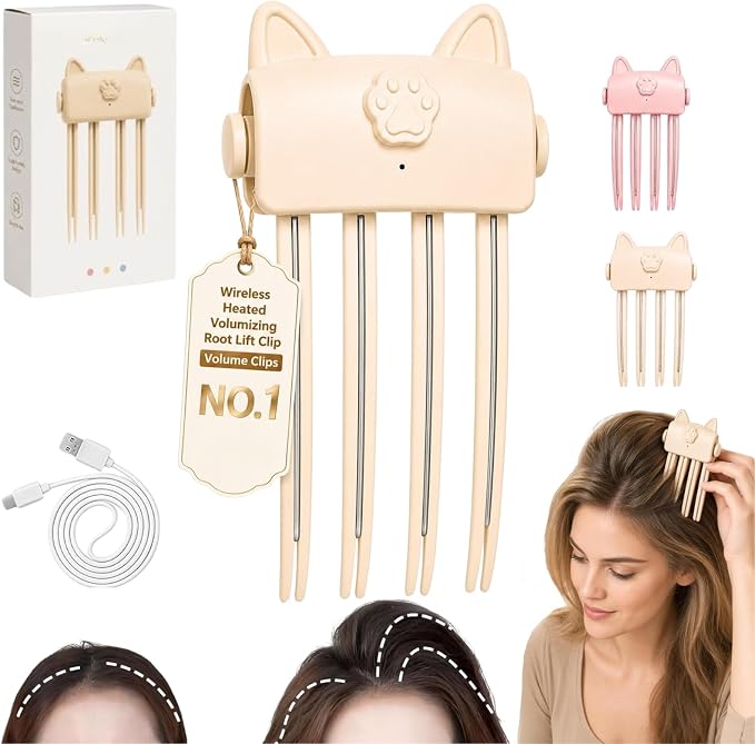 VolumeNest – Wireless Root Lift Hair Clip