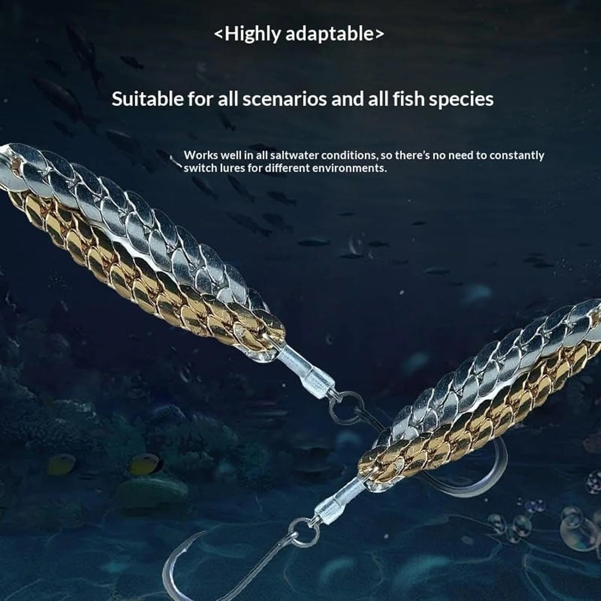 FlashTide – Realistic S-Action Chain Fishing Lure