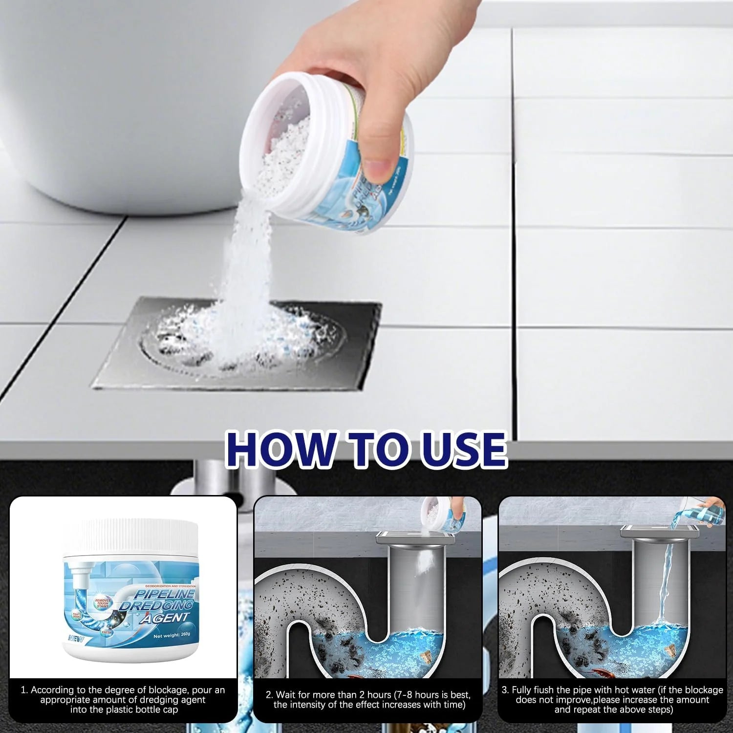 FlowForce – Heavy-Duty Drain Clog Remover