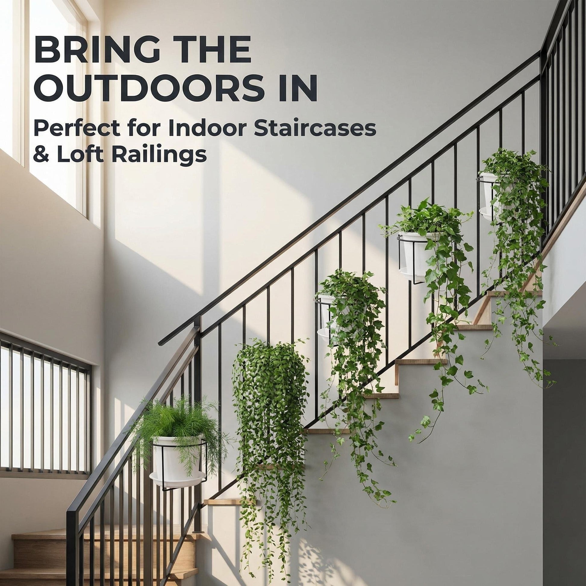 GripVerde™ Railing Plant Hanger