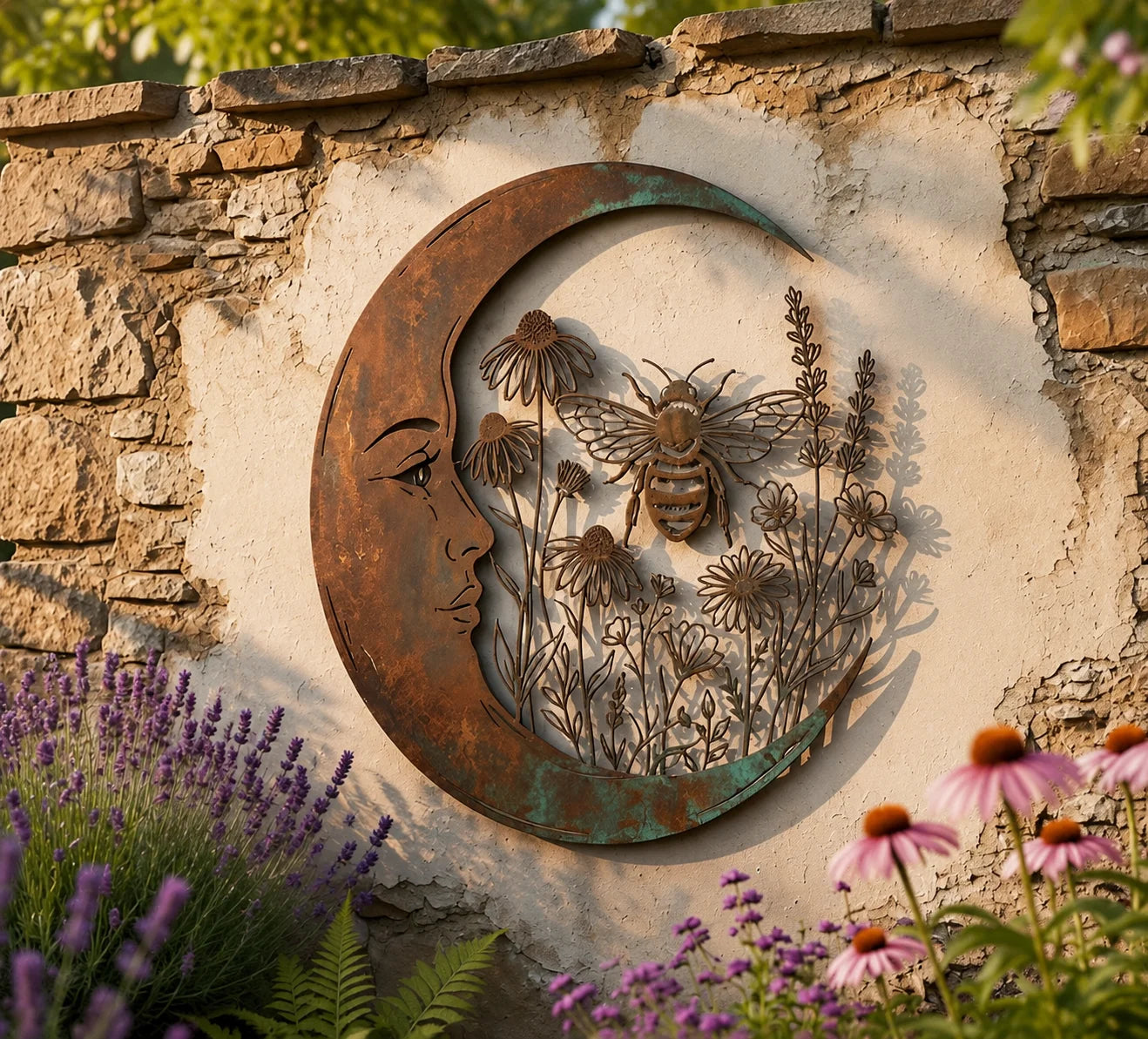 LunaBloom – Moon Fairy Wall Decor