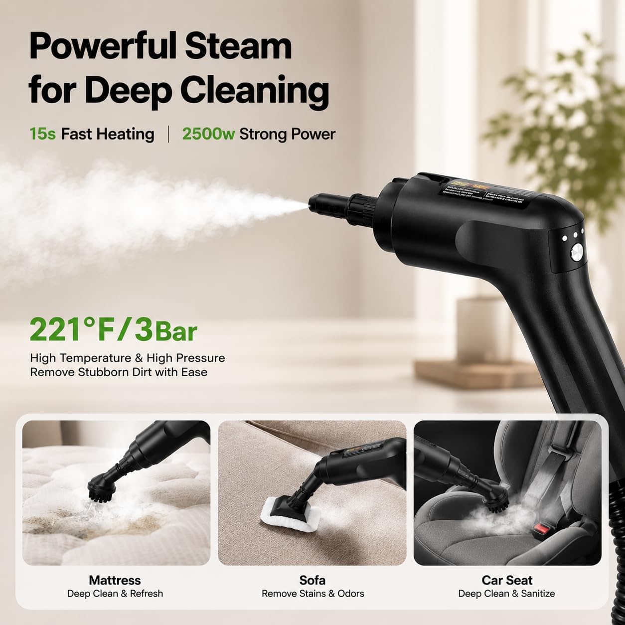 SteamForce – High Pressure Steam Cleaner