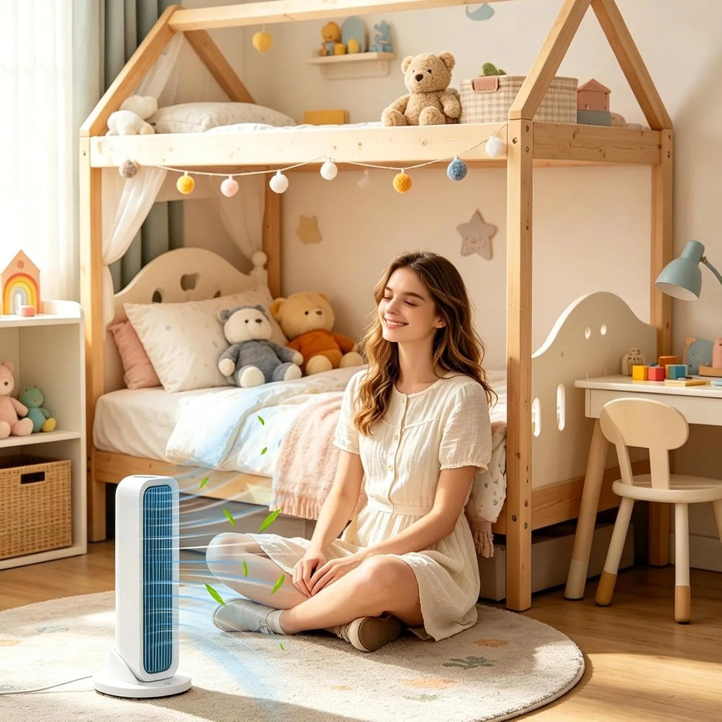 AeroCool – Fast Cooling Dual-Position Tower Fan