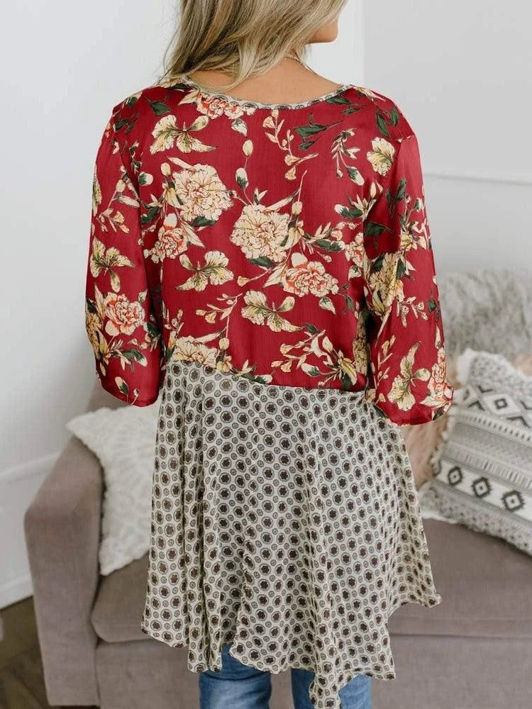 BloomBreeze – Floral Kimono Flowy Boho Cover Up