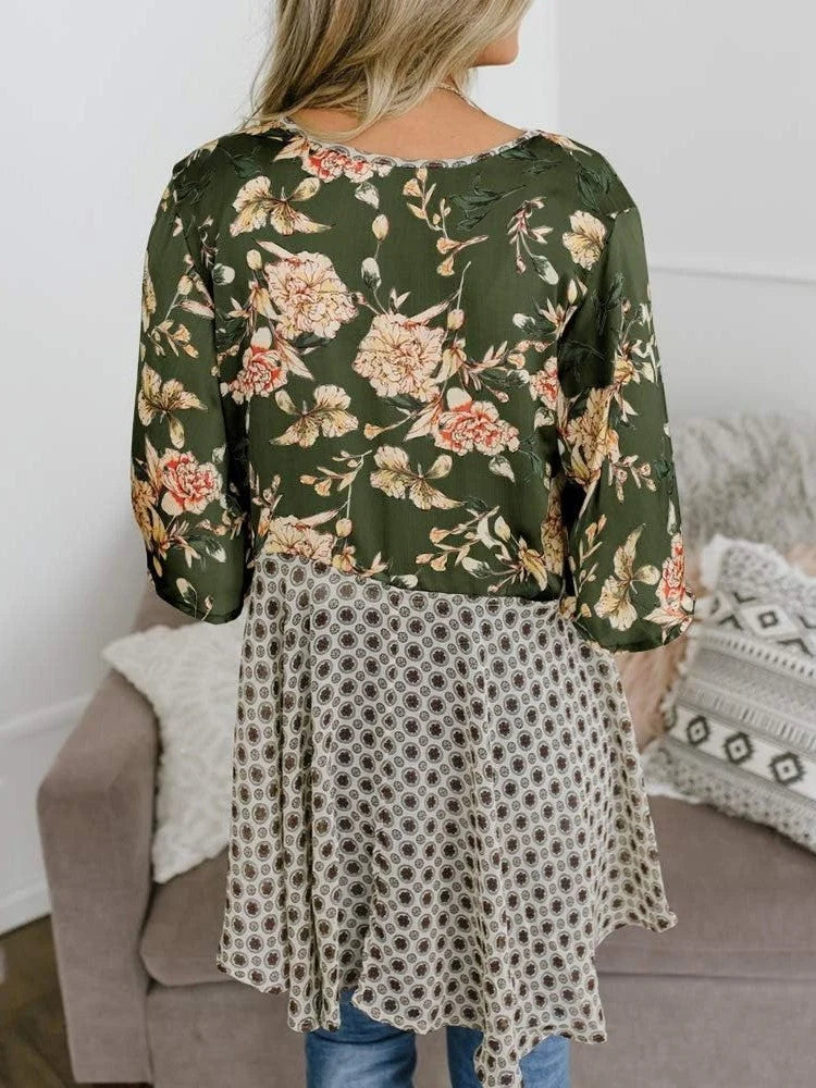 BloomBreeze – Floral Kimono Flowy Boho Cover Up