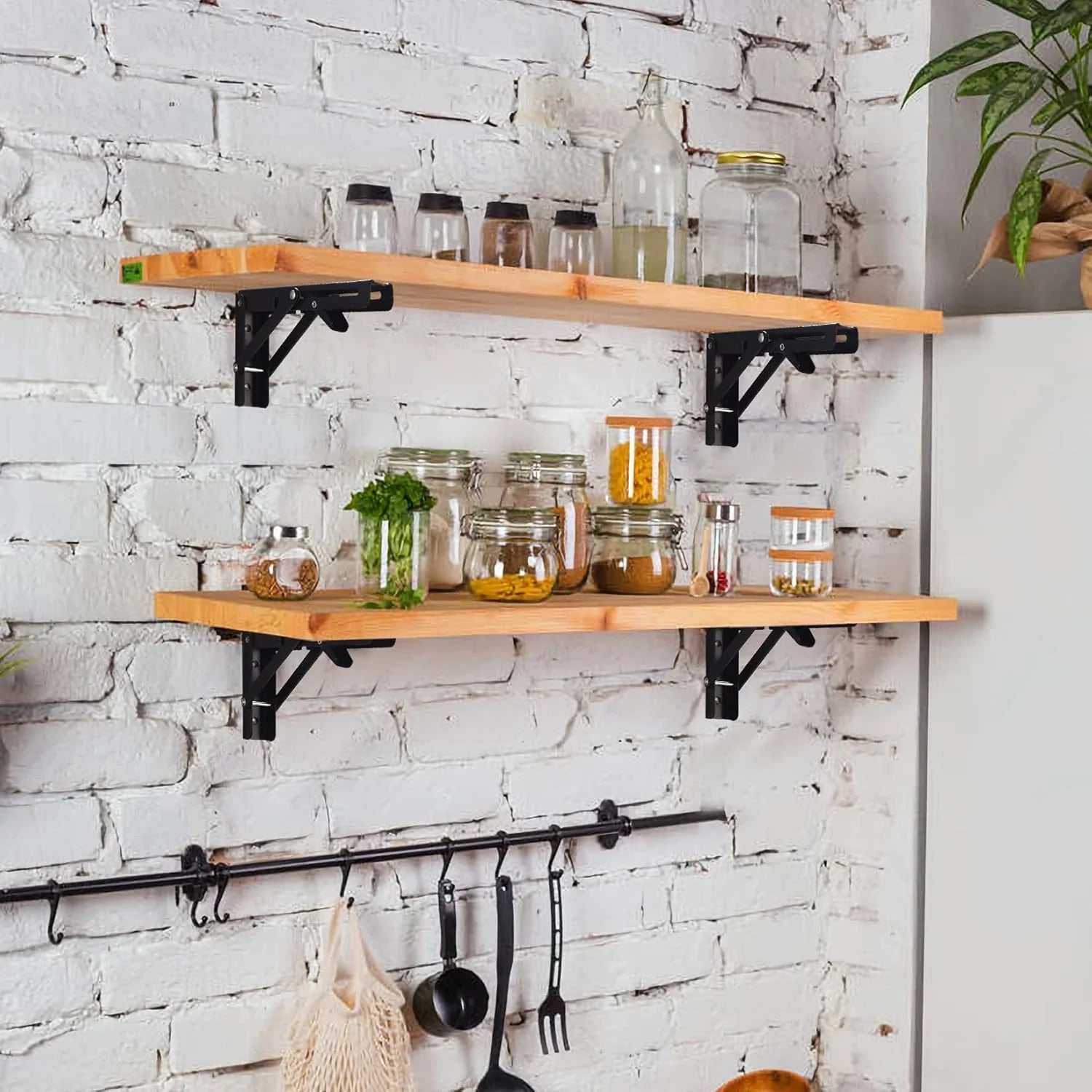 SpaceLift – Heavy Duty Folding Shelf Brackets