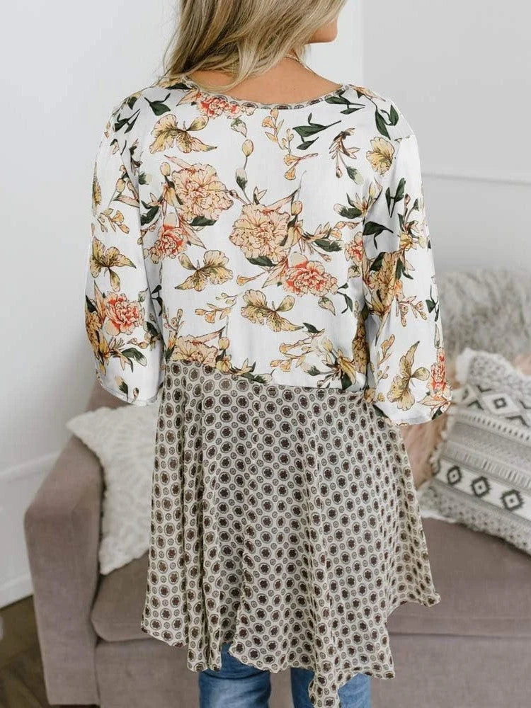 BloomBreeze – Floral Kimono Flowy Boho Cover Up