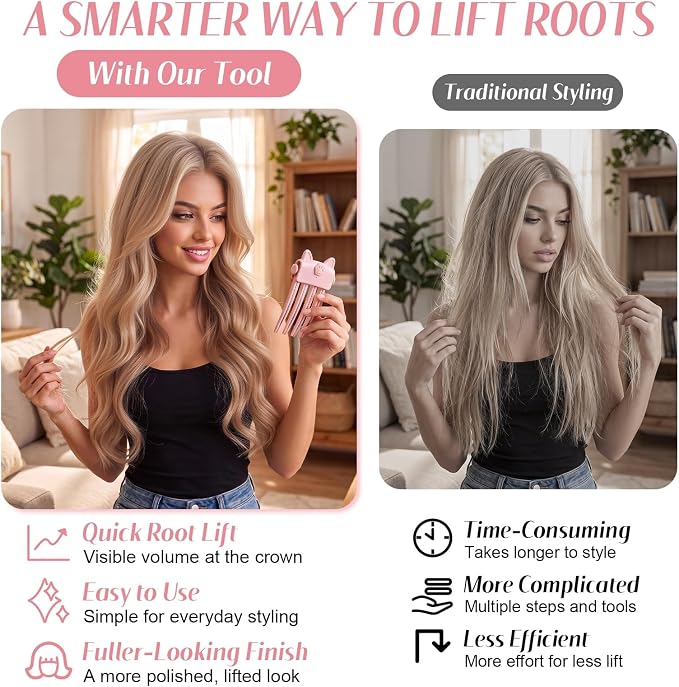 VolumeNest – Wireless Root Lift Hair Clip