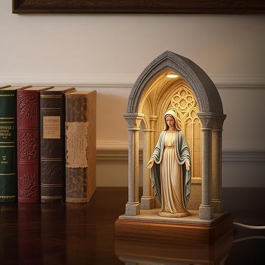 Heavenly Glow - Virgin Mary LED Devotional Lamp