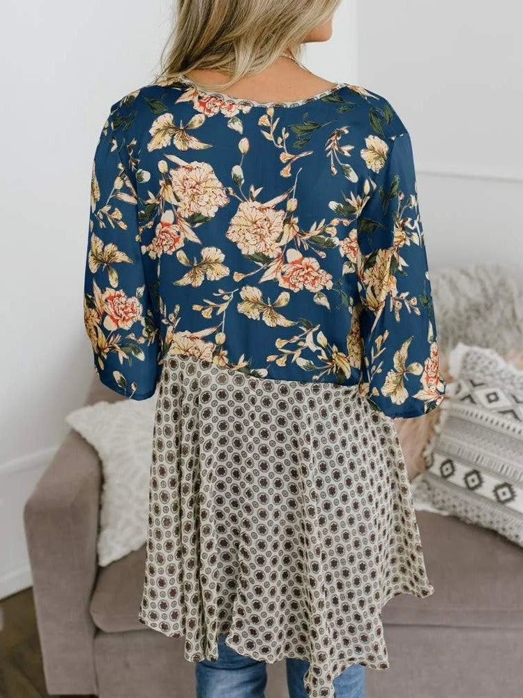 BloomBreeze – Floral Kimono Flowy Boho Cover Up
