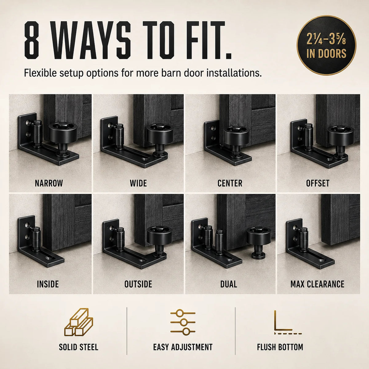 DoorAlign – Precision Barn Door Floor Guide