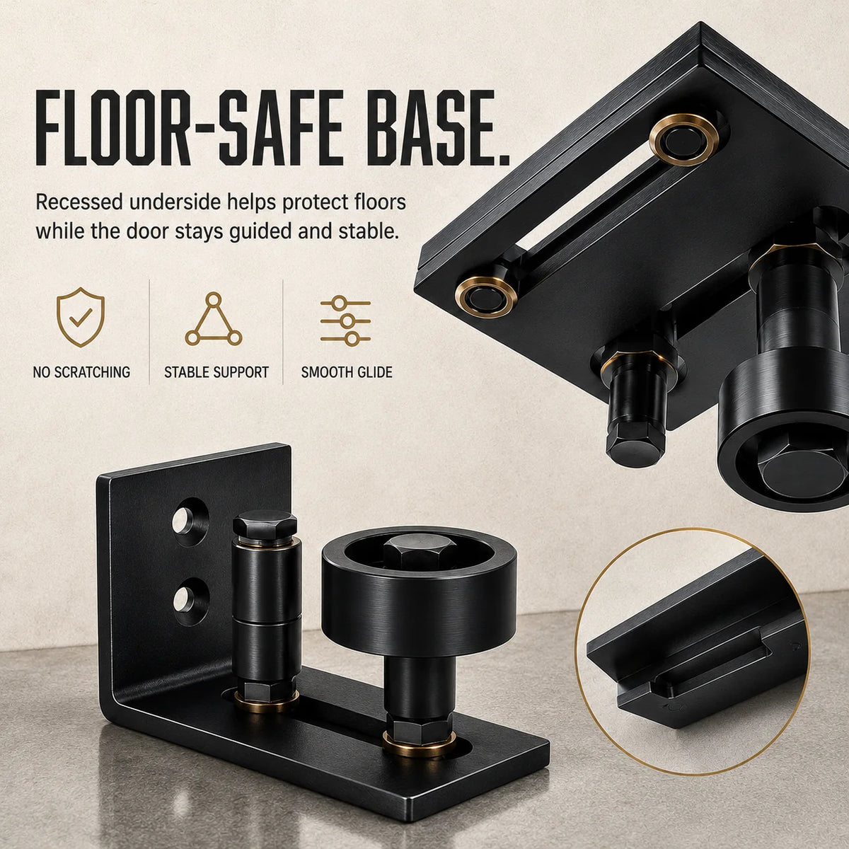 DoorAlign – Precision Barn Door Floor Guide